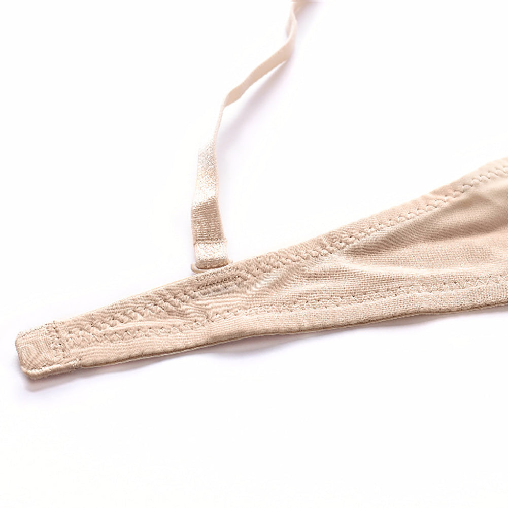 Soutien-gorge push-up avec un décolleté plongeant.