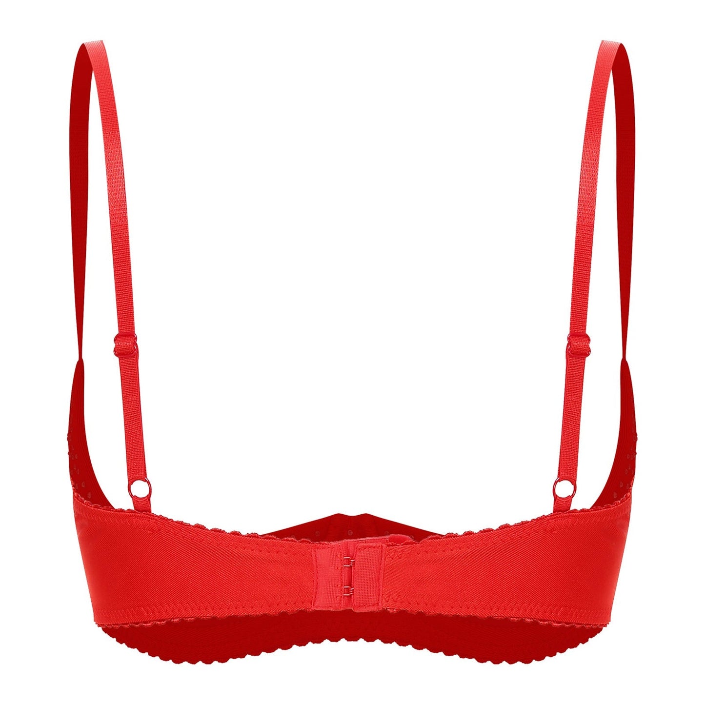 Soutien-gorge découvert avec des bonnets très décolletés