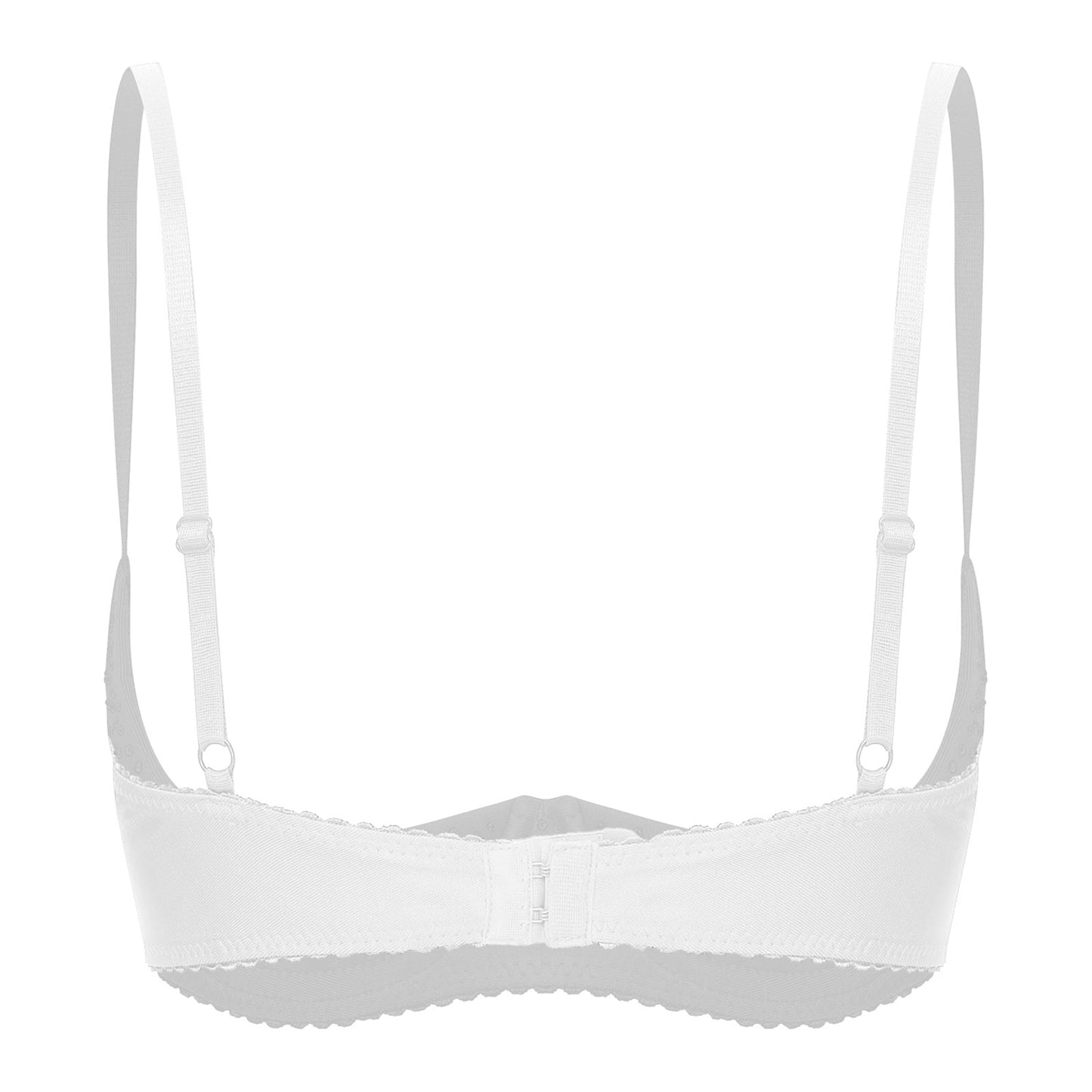 Soutien-gorge découvert avec des bonnets très décolletés