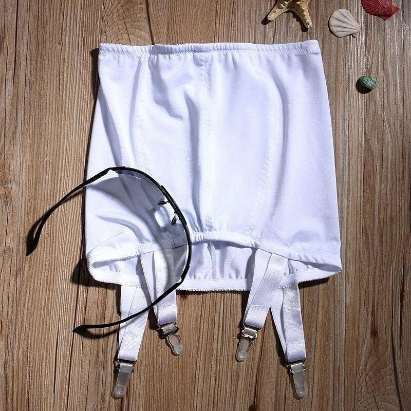 Blanc Porte-jarretelles classique