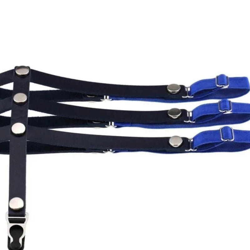 Bleu marine Harnais de cuisse avec porte-jarretelles
