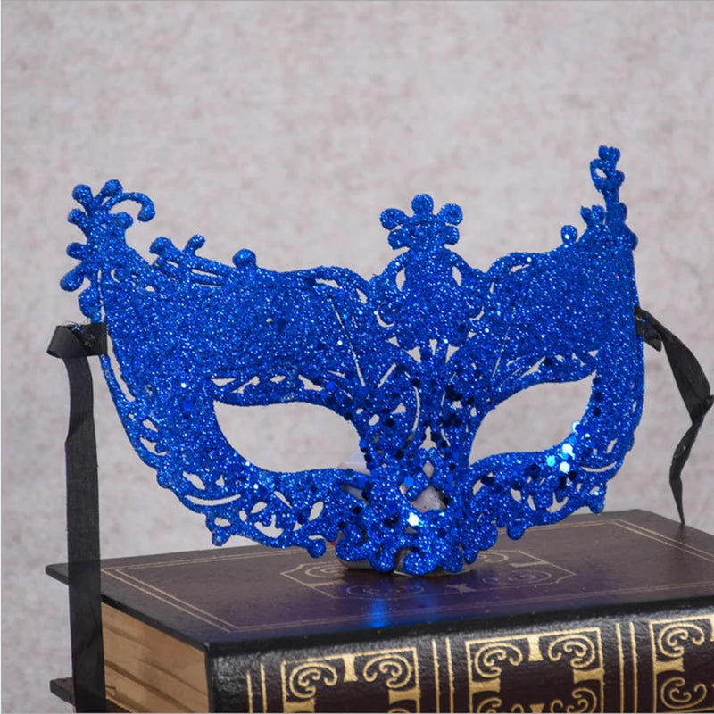 Bleu Masque pour les yeux scintillant