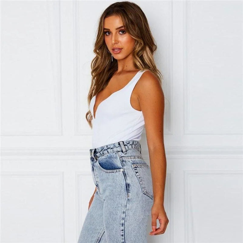 Body Classique - Joli Décolleté en V