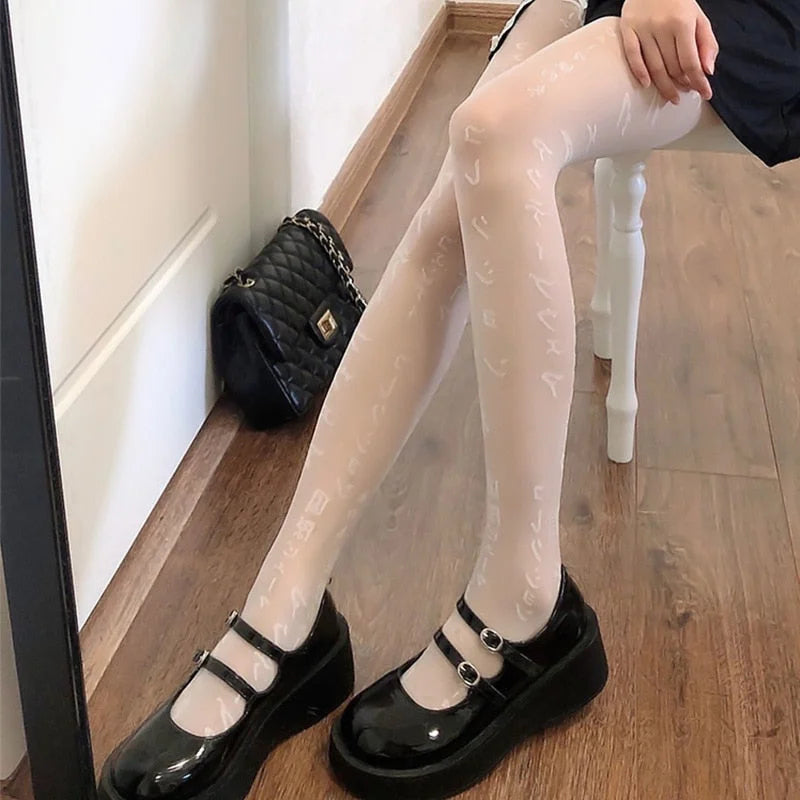 Collants femme avec imprimé