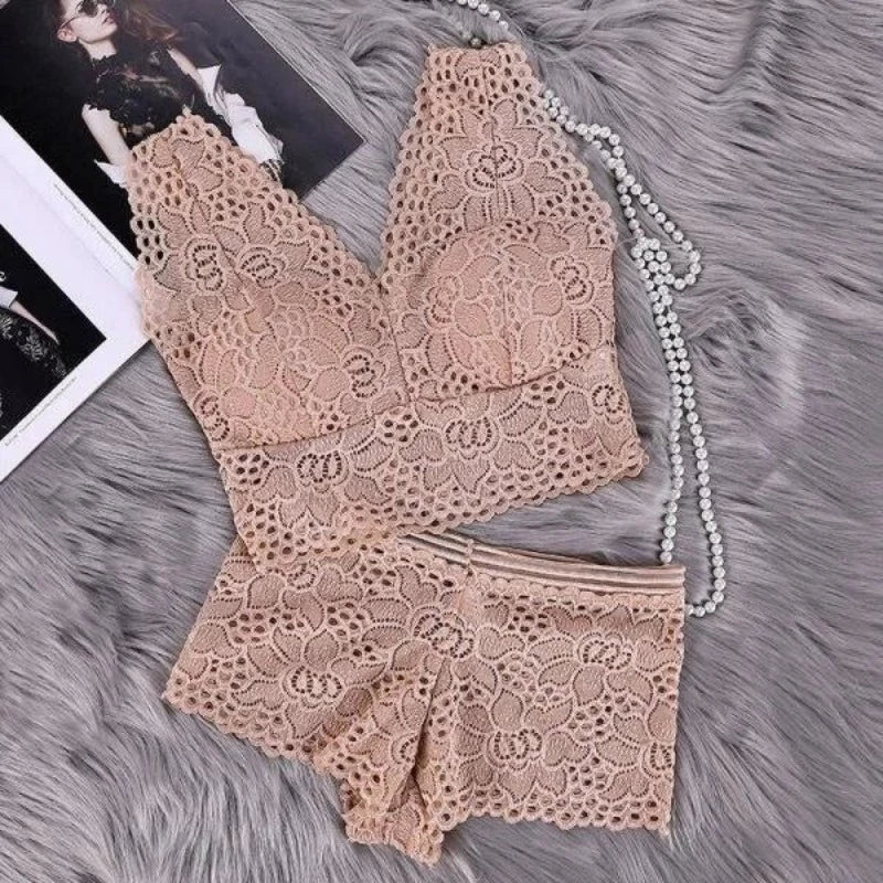 Ensemble de Sous-Vêtements Sexy - Lingerie en Dentelle