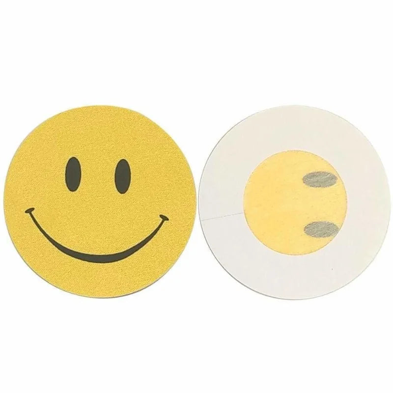 Jaune Cache-tétons Autoadhésif - Avec Emoji