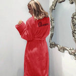 Kimono féminin chaud - queen - rouge / s
