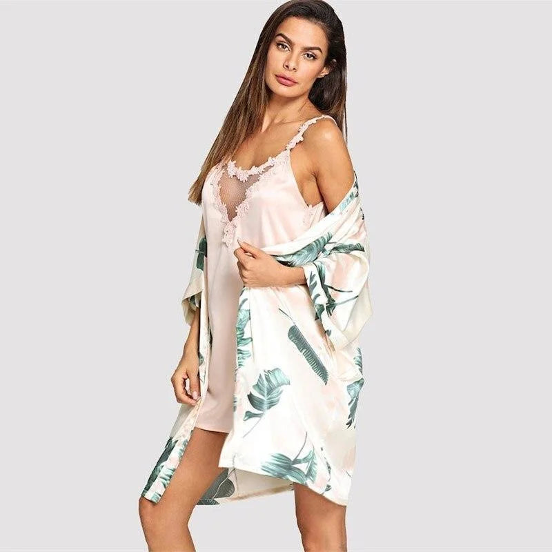 Kimono Femme - Déshabillé Tropical