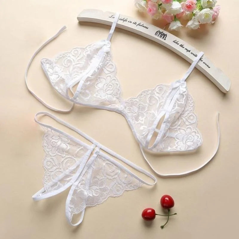 Lingerie Sexy avec Fente - Ensemble 2 Pièces