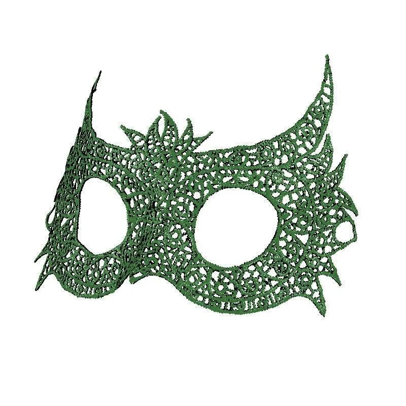 Masque pour les yeux avec un motif hibou - vert / universelle