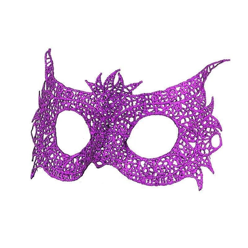 Masque pour les yeux avec un motif hibou - violet / universelle
