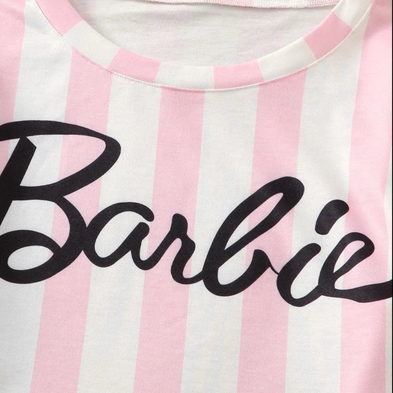 Pyjama avec inscription ’barbie’