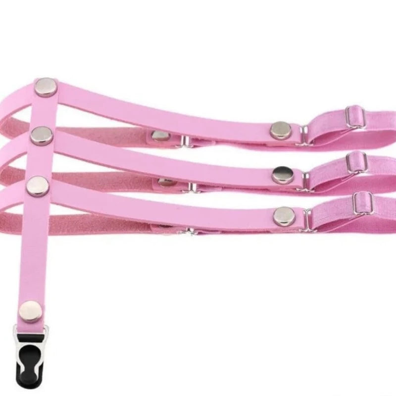 Rose clair Harnais de cuisse avec porte-jarretelles