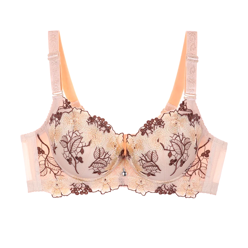 Soutien-gorge push-up en dentelle florale