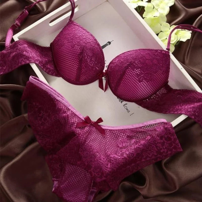 Violet Lingerie & Soutien-Gorge Balconnet - Ensemble 2 pièces