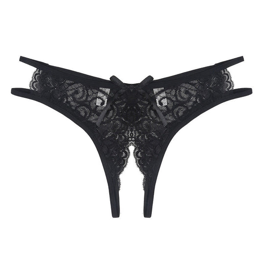 String sexy avec ouverture à l'entrejambe