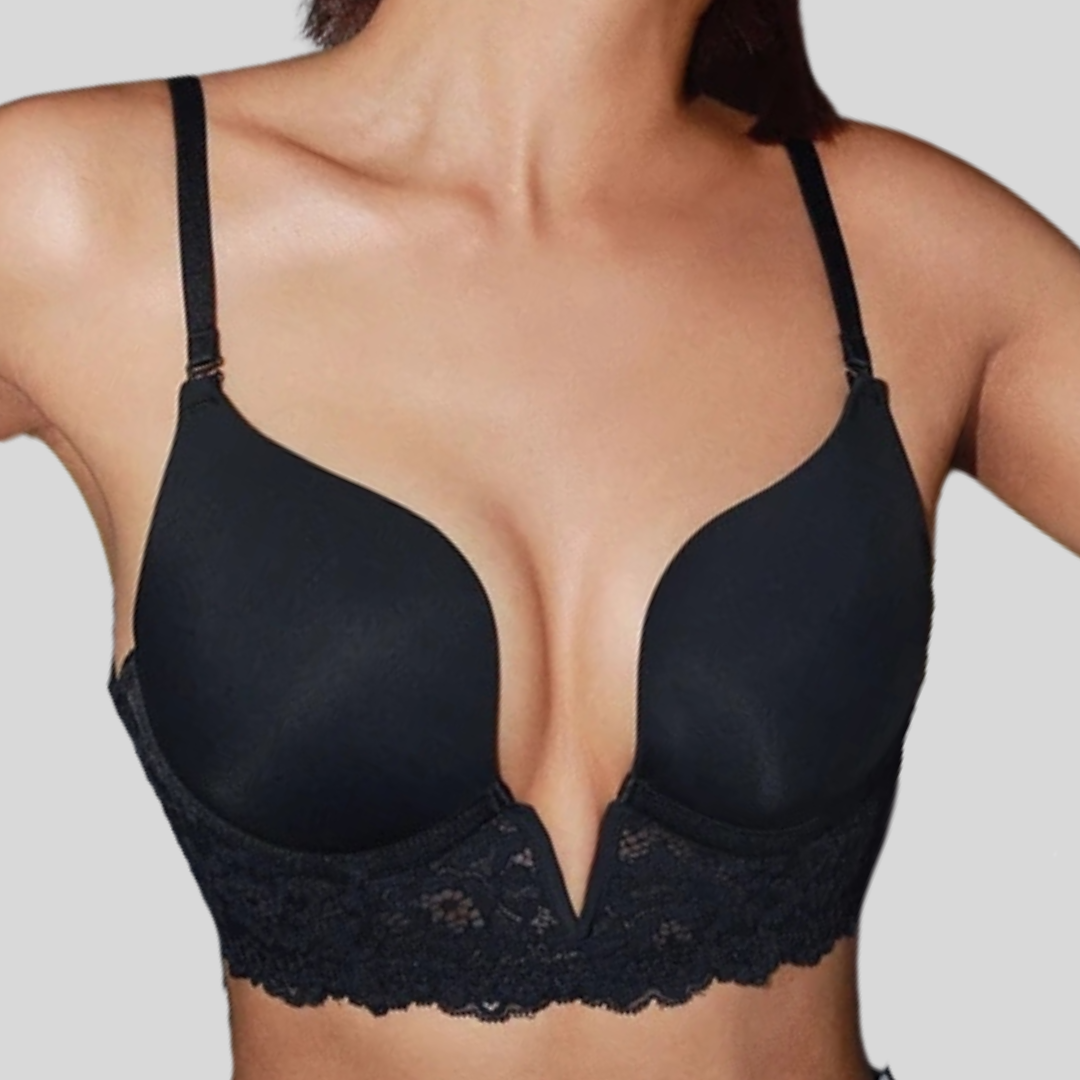 Soutien-gorge modelant avec un décolleté en V profond