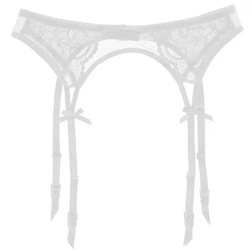 Ceinture porte-jarretelles avec dentelle décorative