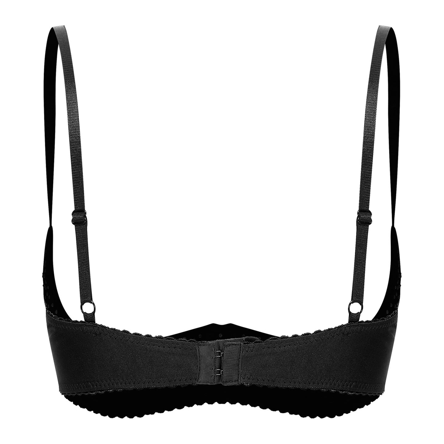 Soutien-gorge découvert avec des bonnets très décolletés