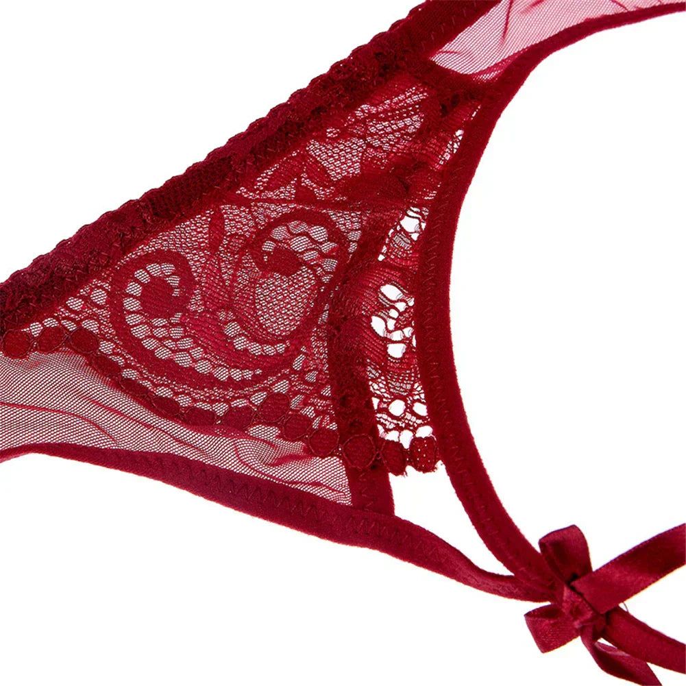 Ceinture porte-jarretelles avec dentelle décorative