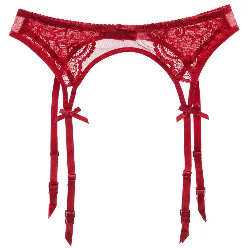 Ceinture porte-jarretelles avec dentelle décorative