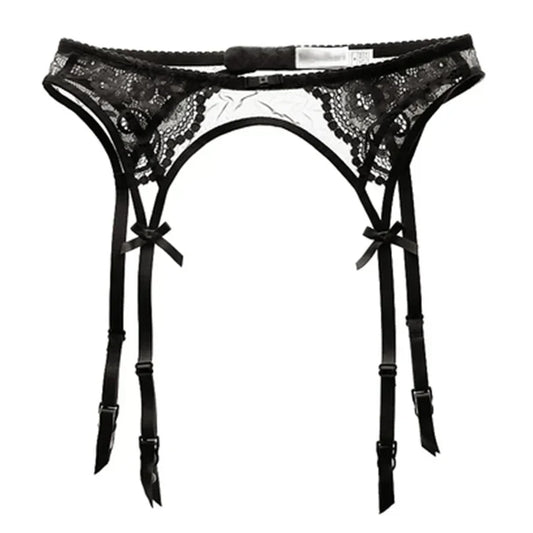 Ceinture porte-jarretelles avec dentelle décorative