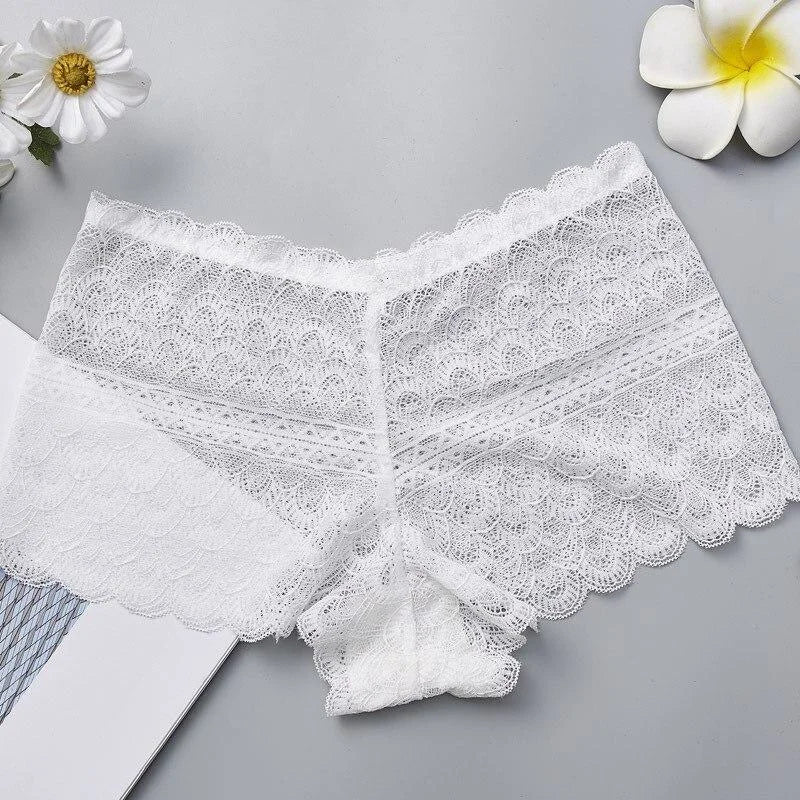 Blanc Culotte pour Femme en dentelle