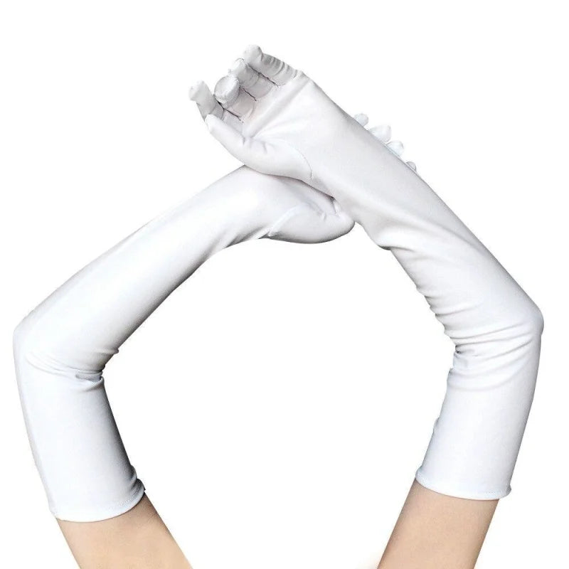 Blanc Gants longs