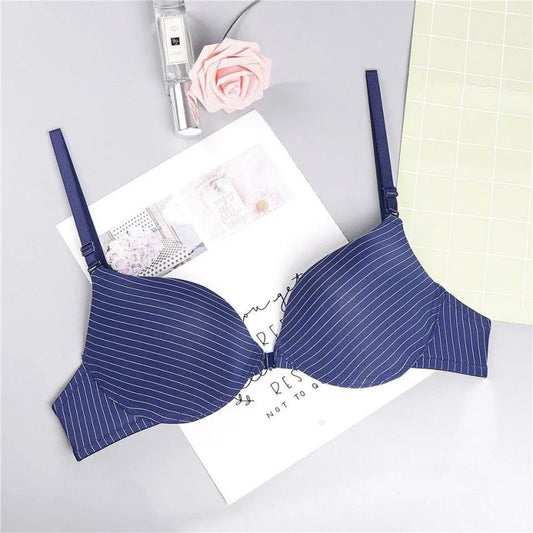 Bleu Soutien-gorge universel avec fermeture à l'avant