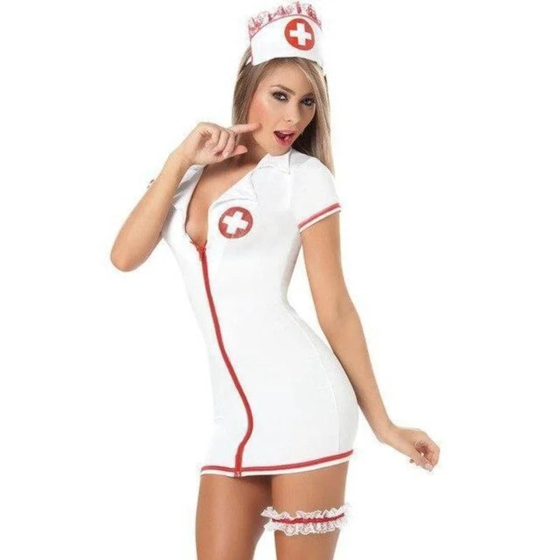 Costume D’infirmière - Blanc / Universelle