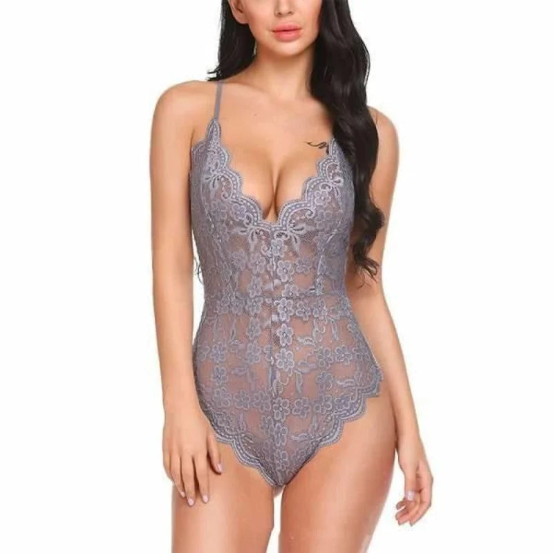 Gris Body Ultra Chic - Dentelle Classique