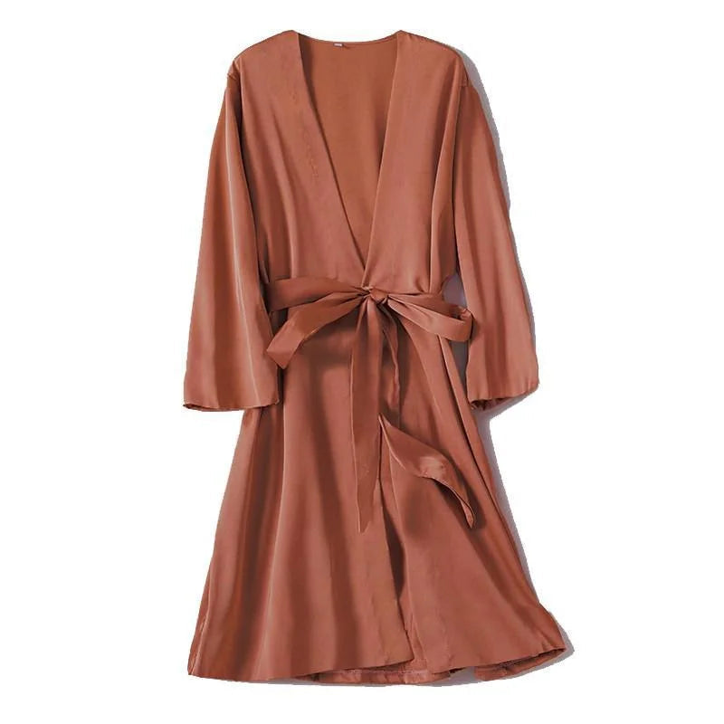 Marron Kimono de Bain pour Femme