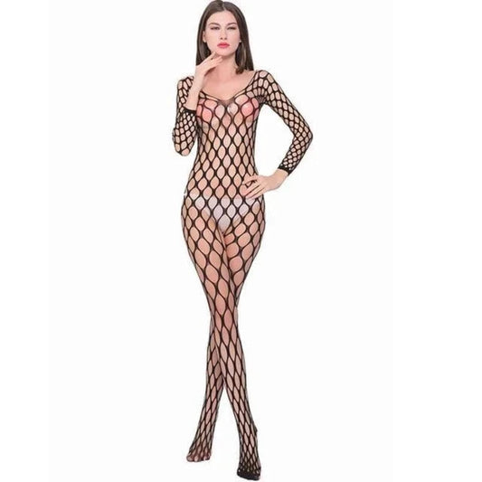 Noir Bodystocking en maille