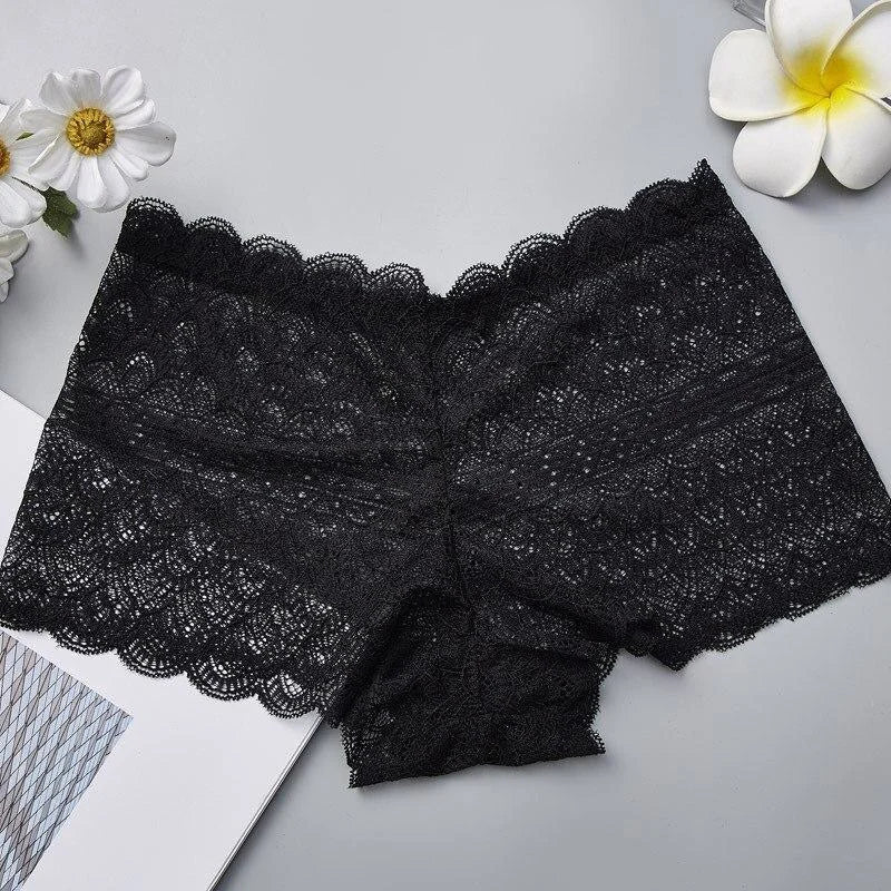 Noir Culotte pour Femme en dentelle