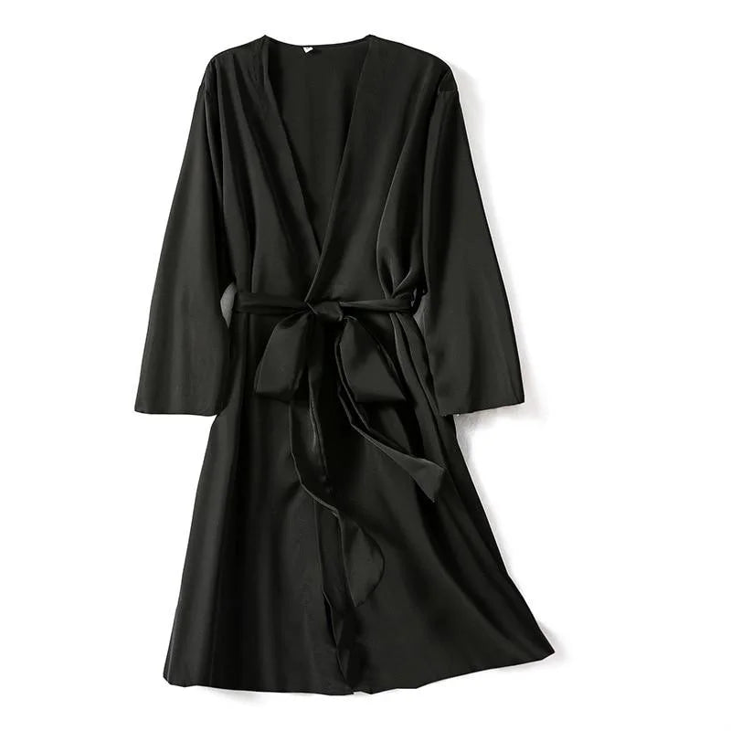 Noir Kimono de Bain pour Femme