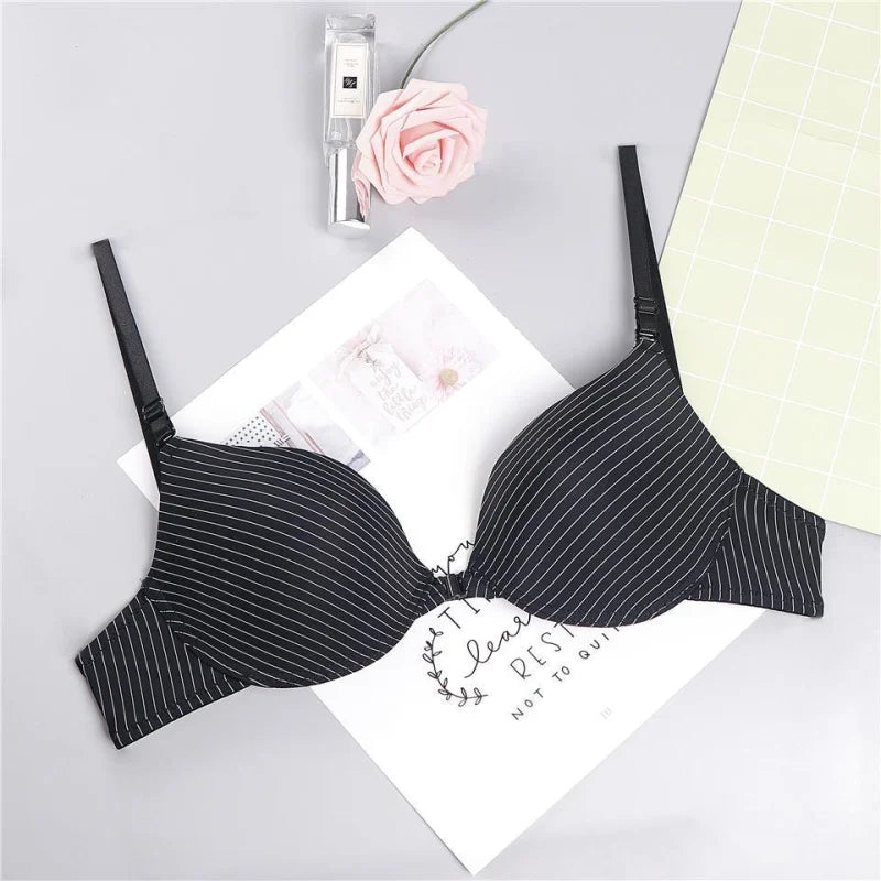 Noir Soutien-gorge universel avec fermeture à l'avant