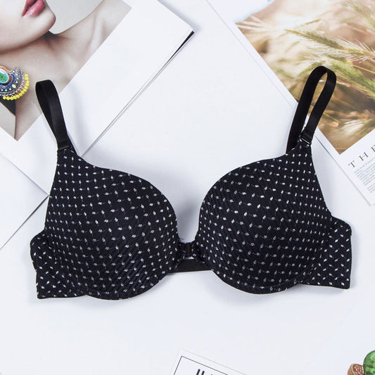 Noir Soutien-gorge universel avec fermeture à l'avant