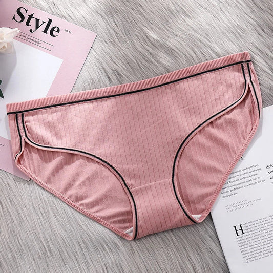 Rose Culotte Féminine en Coton - pack de 3