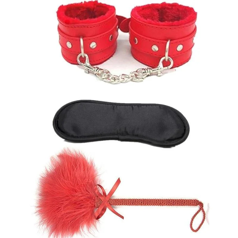 Rouge Ensemble d'accessoires 3 pièces