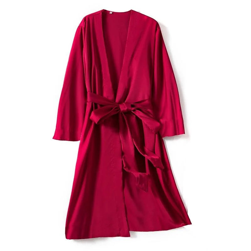 Rouge Kimono de Bain pour Femme