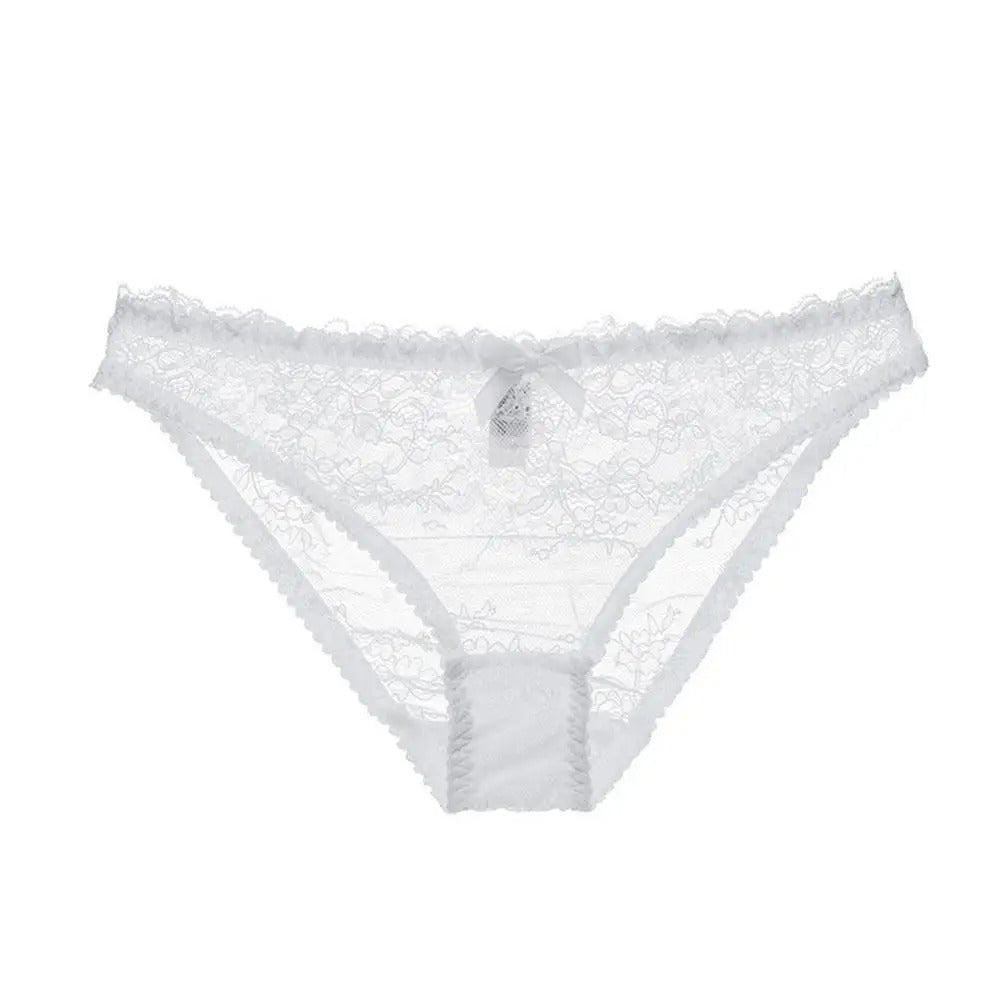 Culotte en dentelle avec un nœud décoratif