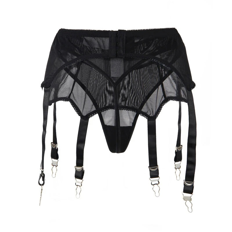 Ceinture porte-jarretelles avec fermetures réglables
