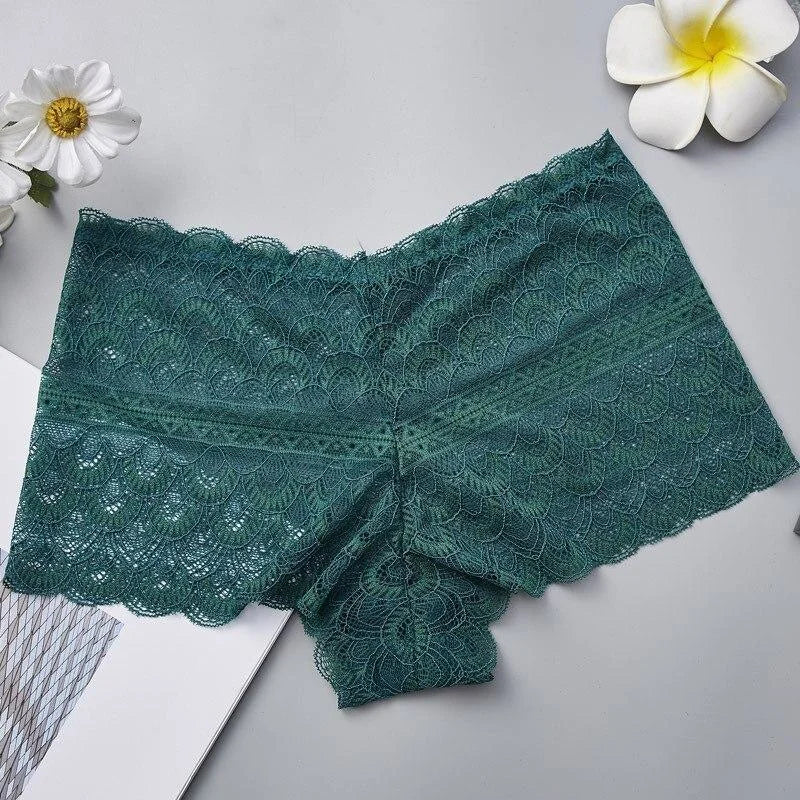 Vert Culotte pour Femme en dentelle