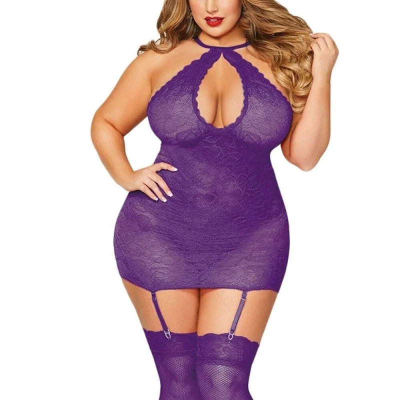 Violet Nuisette en Dentelle - Moulante & Grande Taille